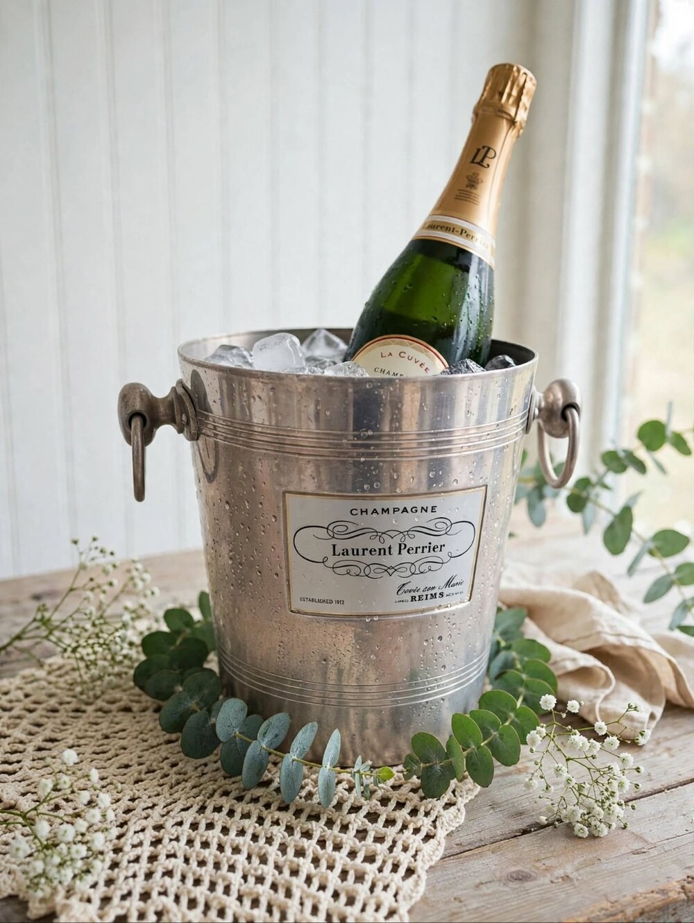 Vintage Laurent-Perrier Champagne Ice Bucket Cooler